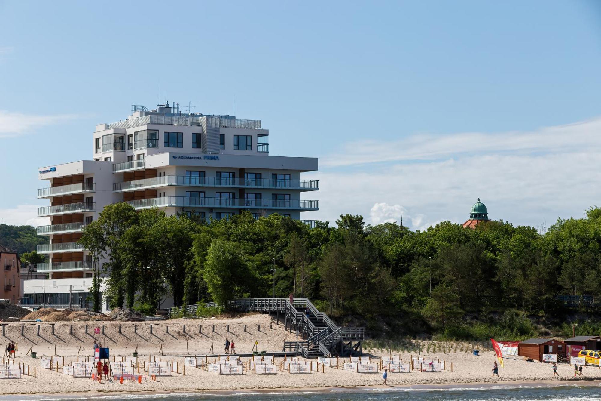 Aquamarina Prima Deluxe Studios With Sea View By Noclegi Renters Miedzyzdroje Eksteriør bilde